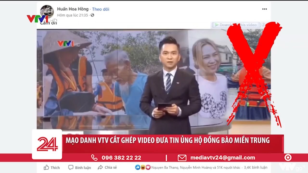 Tự ghép hình ảnh Huấn 'Hoa Hồng' vào nội dung của VTV là vi phạm pháp luật nghiêm trọng
