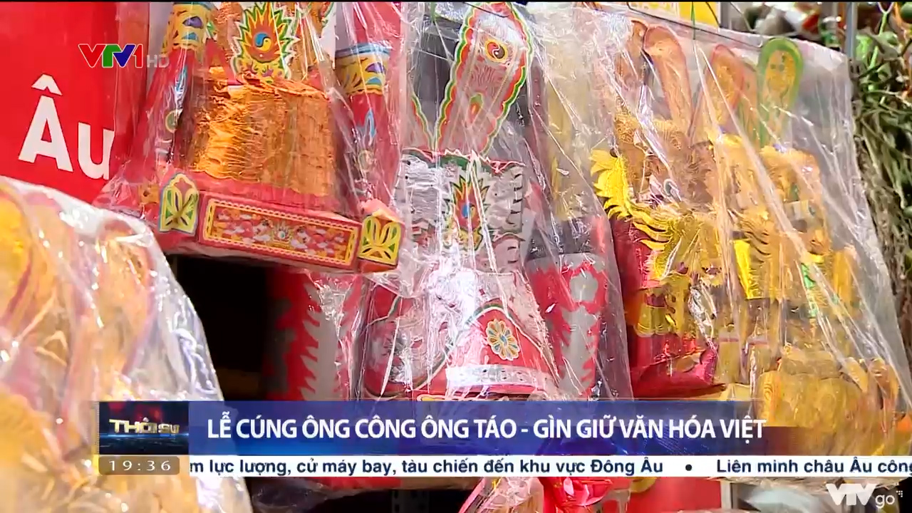 Lễ cúng ông Công ông Táo - gìn giữ văn hóa Việt | Thời sự 19h