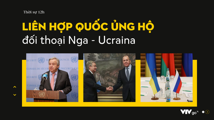 Liên Hợp Quốc ủng hộ đối thoại Nga - Ucraina | Thời sự 12h