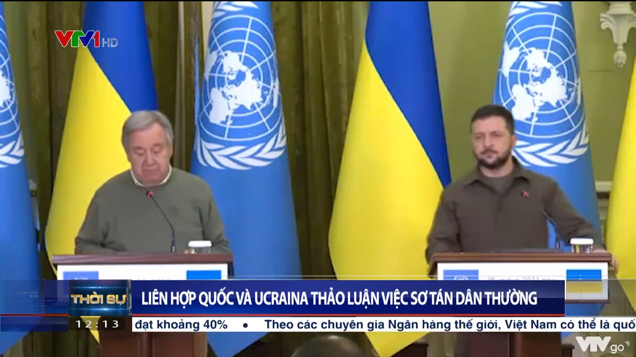 Liên Hợp Quốc và Ucraina thảo luận việc sơ tán dân thường | Thời sự 12h